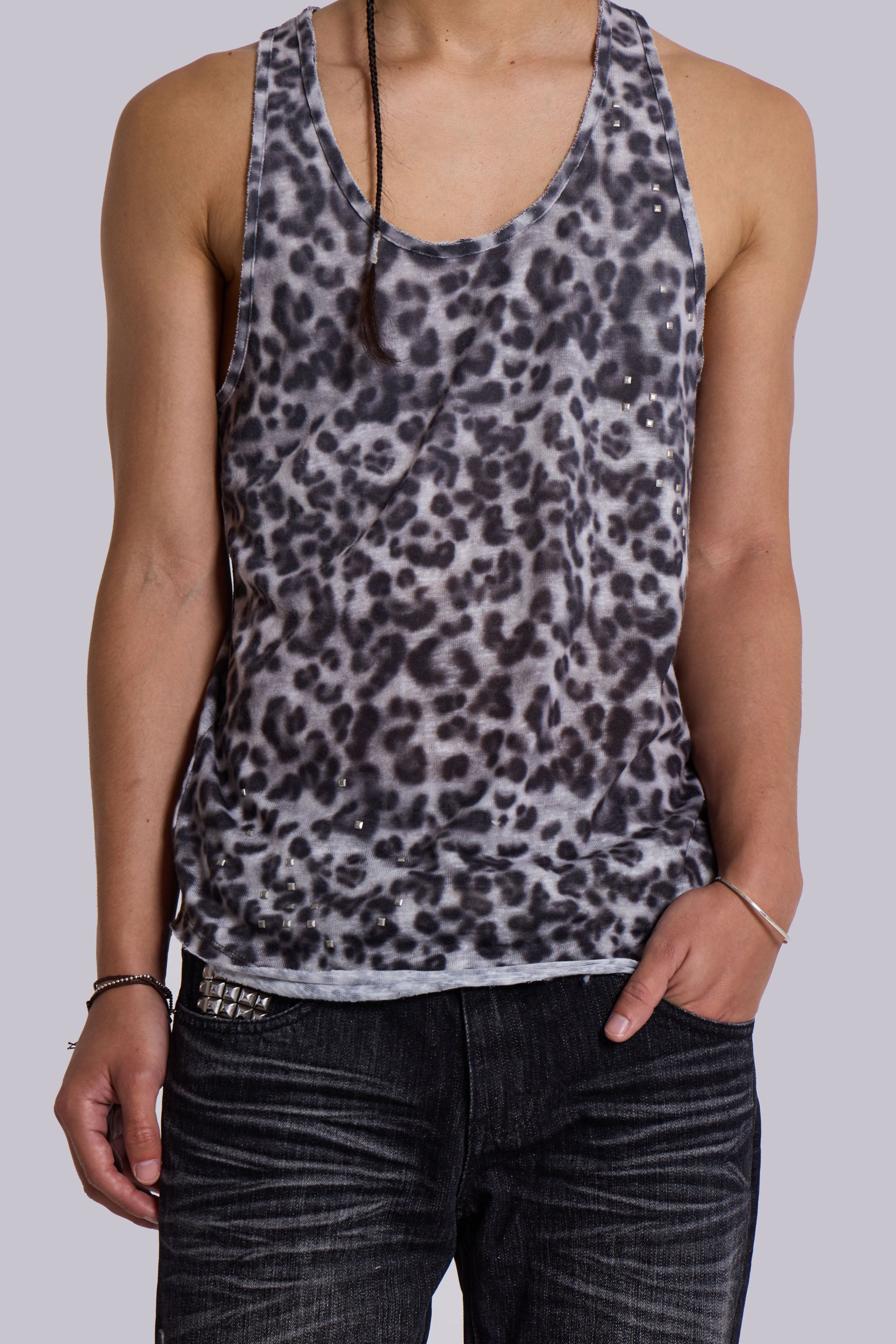 Airbrush Leopard Vest