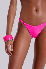 Zyra Neon Studded Low Rise Bikini Bottoms