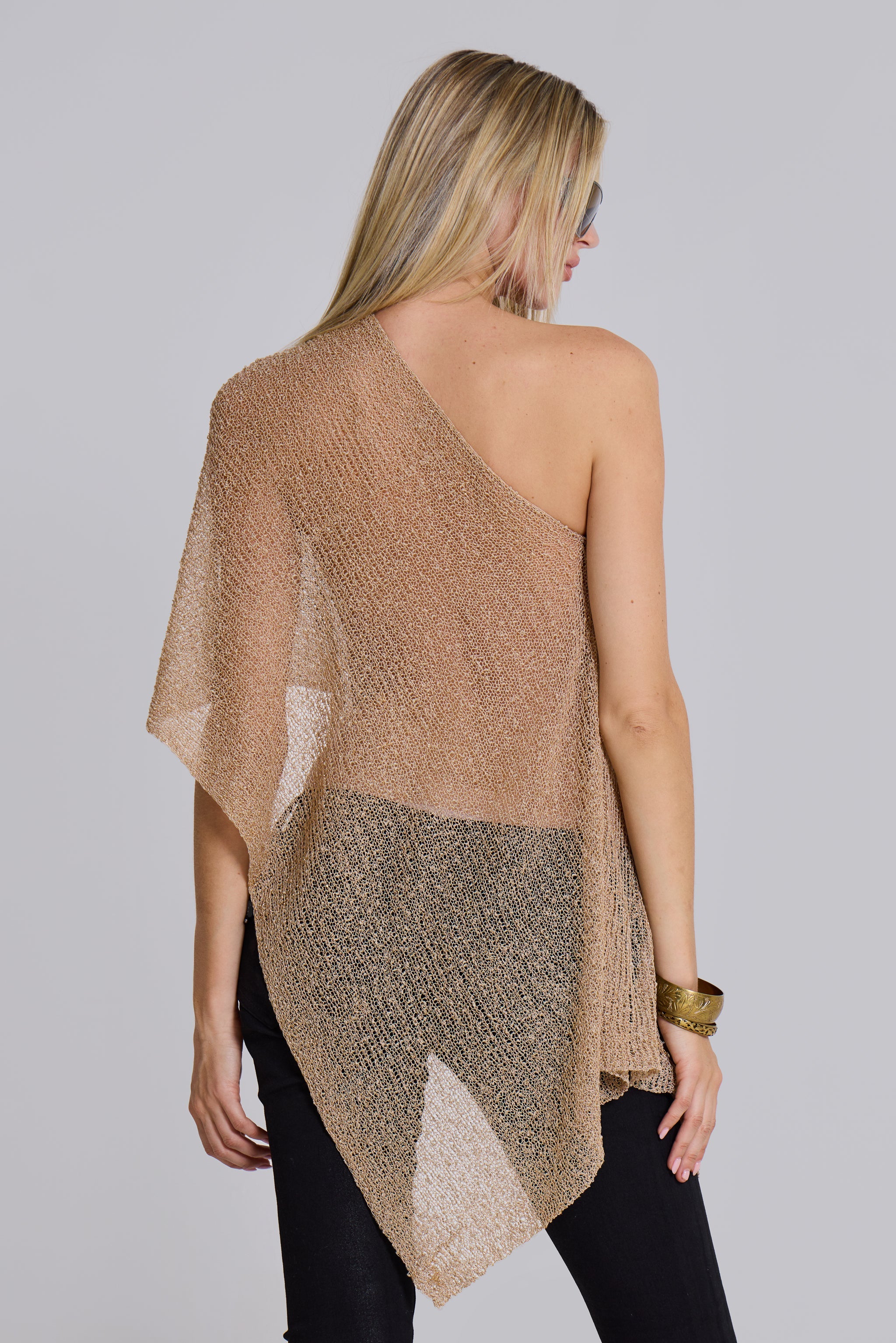Infinity Multiway Knit Cape in Sand