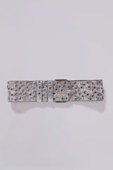 Osmium Studded Belt In Silver