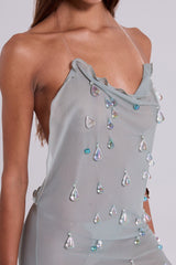 Droplet Illusion Mini Dress