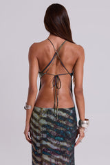 Dalitah Asymmetric Maxi Dress