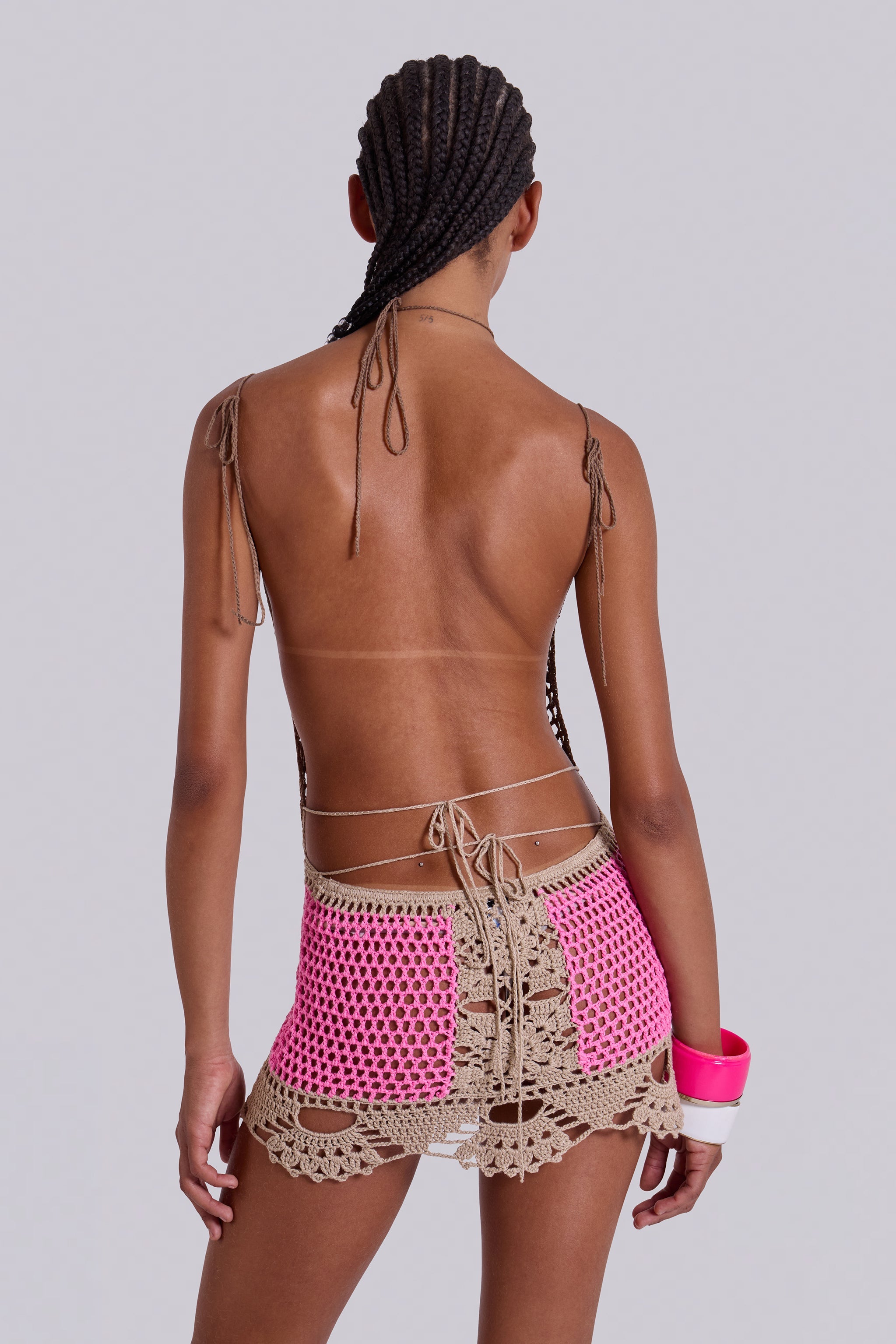 Tahlia Backless Crochet Dress