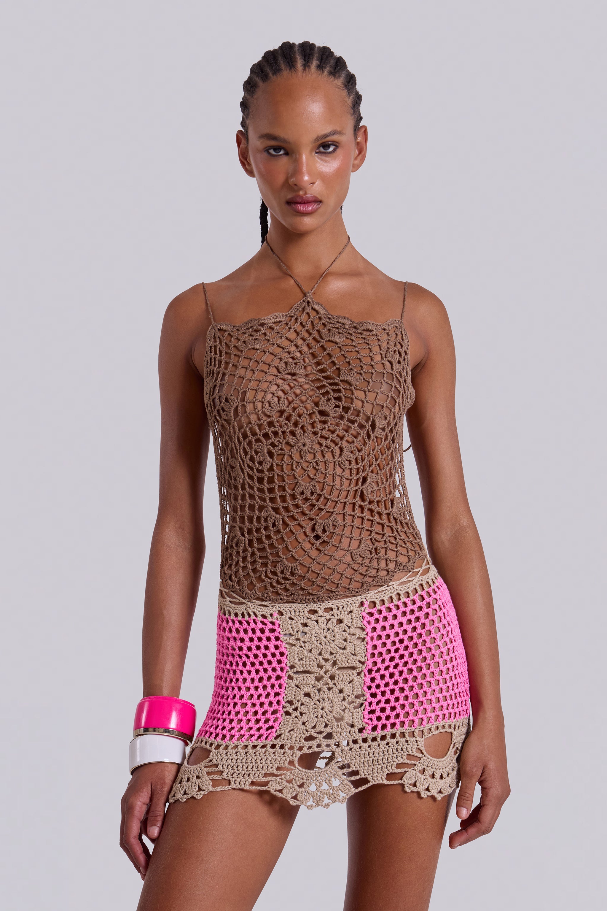 Tahlia Backless Crochet Dress