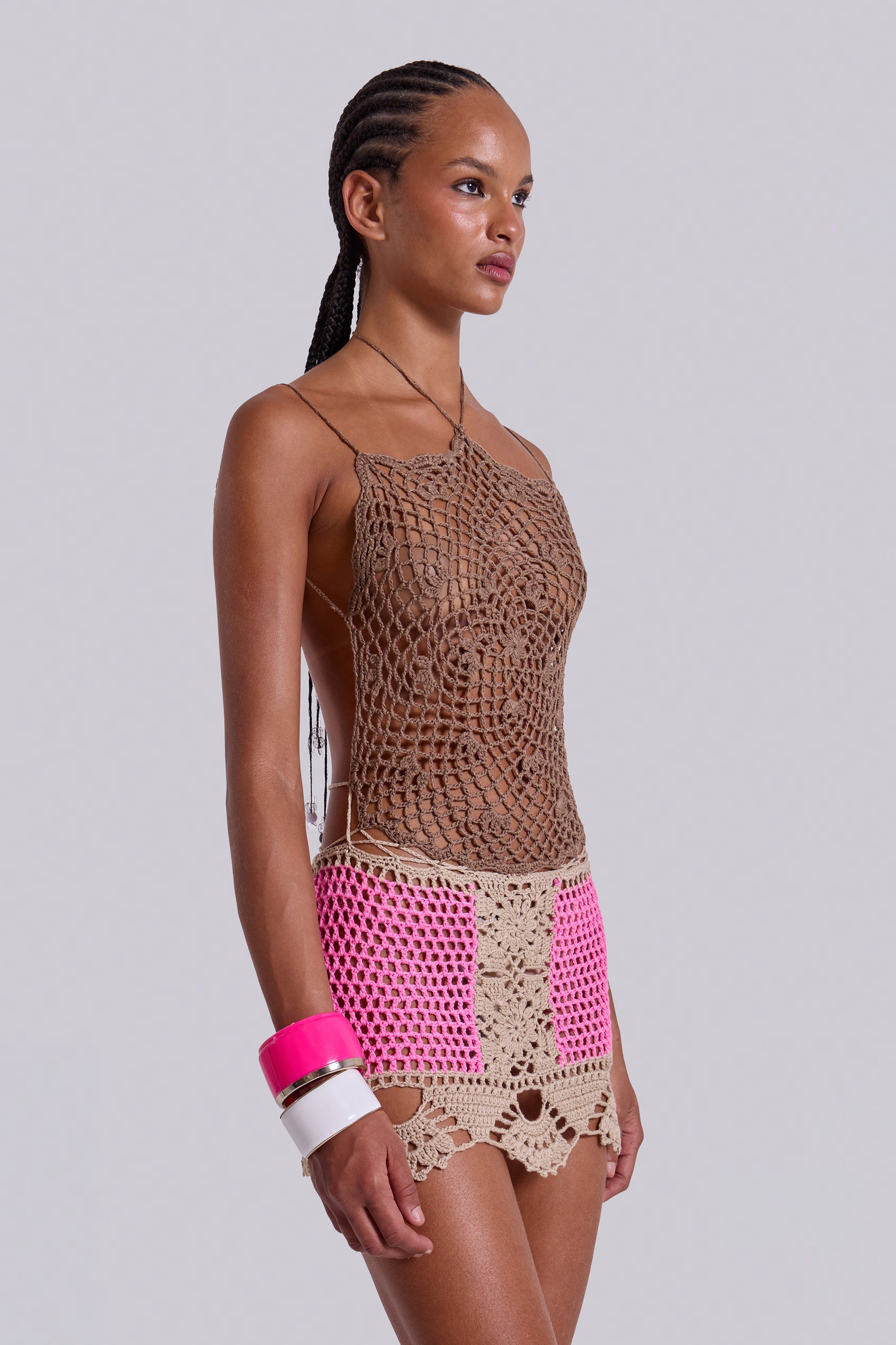 Tahlia Backless Crochet Dress