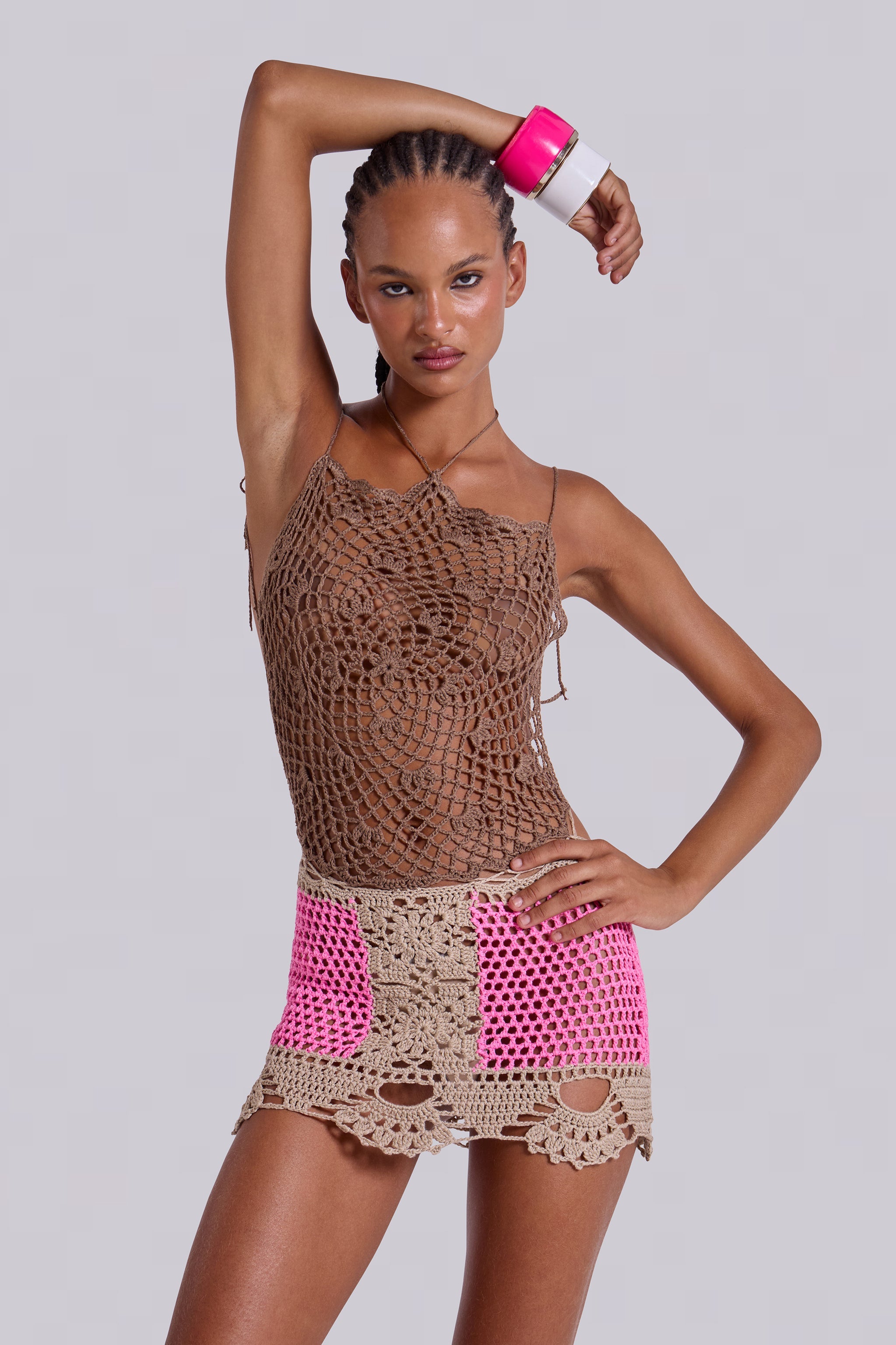 Tahlia Backless Crochet Dress