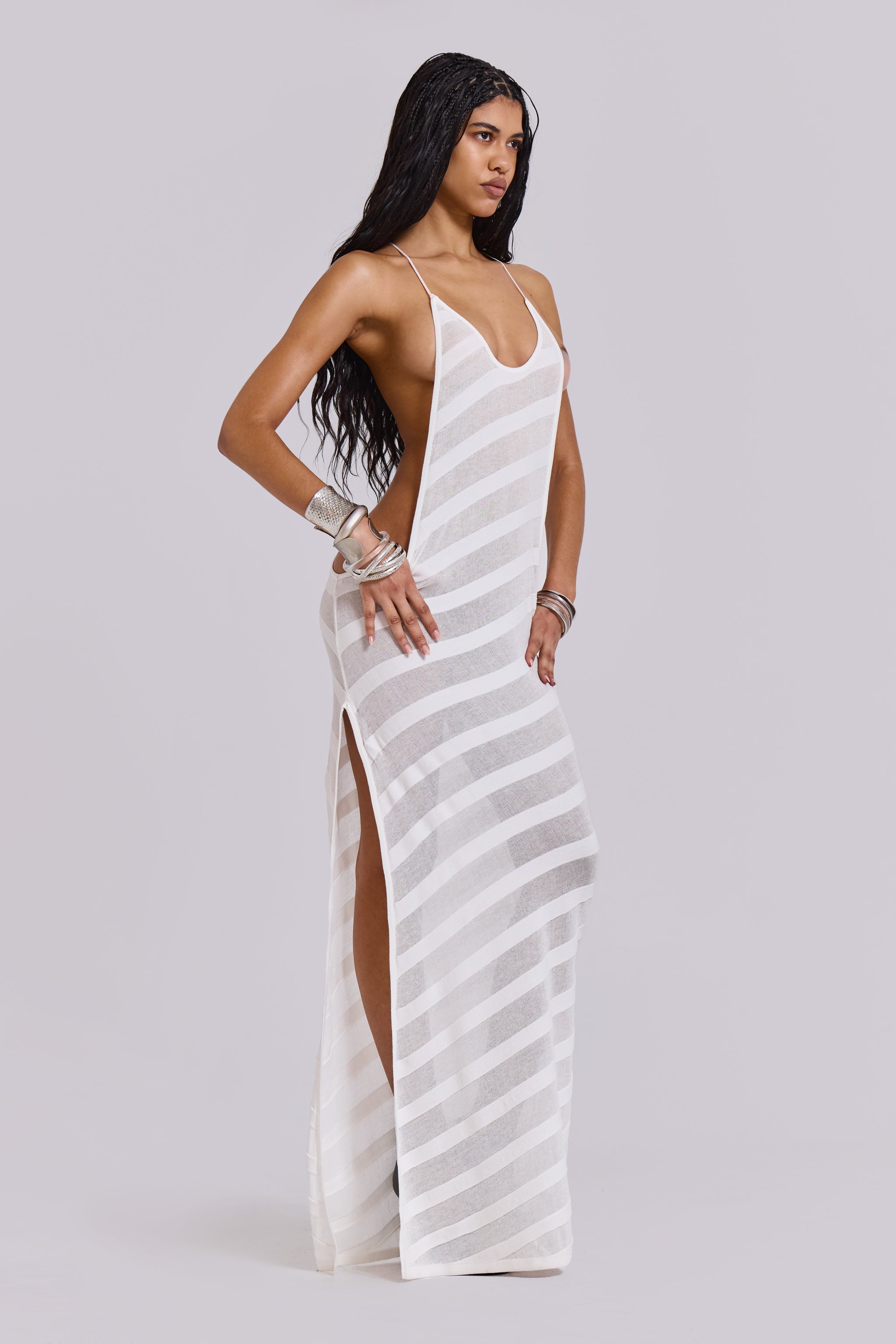 Blanche Knit Maxi Dress