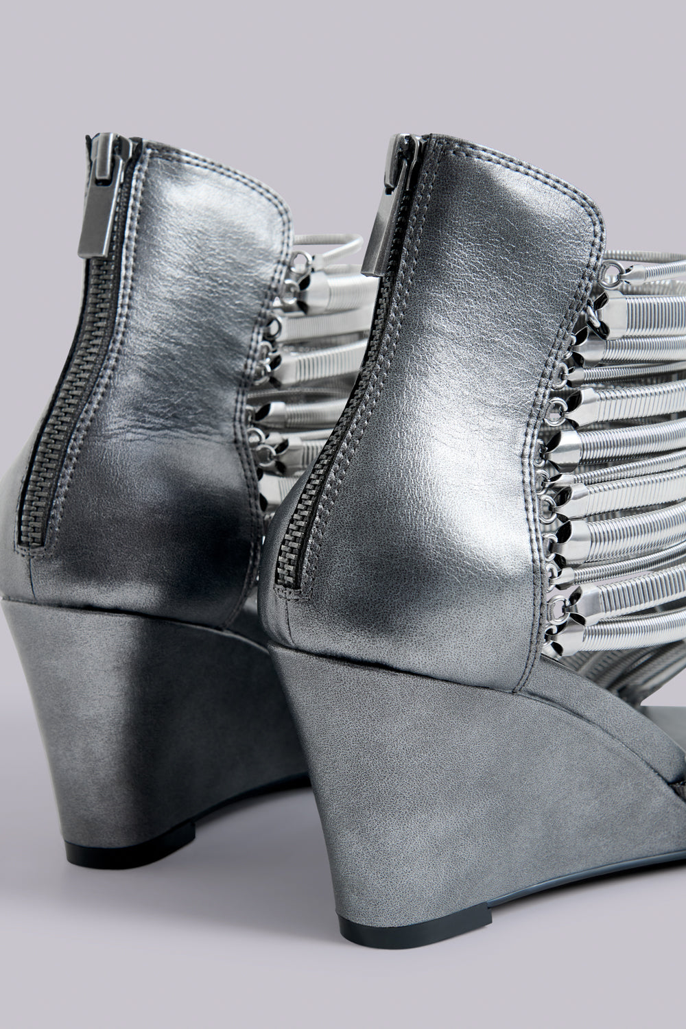 Oxara Snakechain Heeled Wedge Sandal