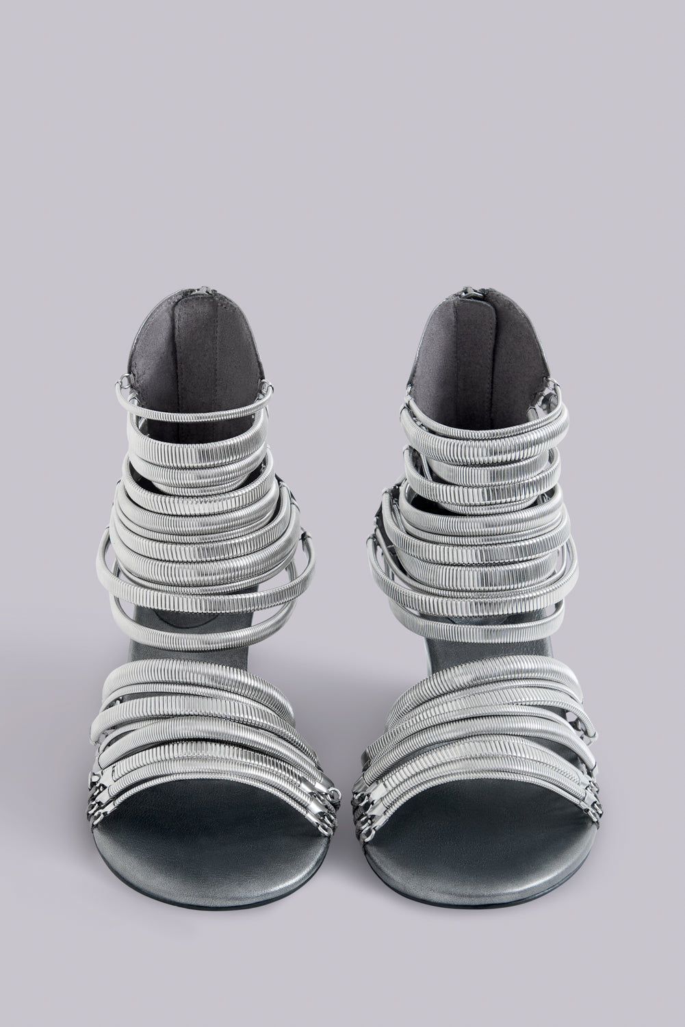 Oxara Snakechain Heeled Wedge Sandal