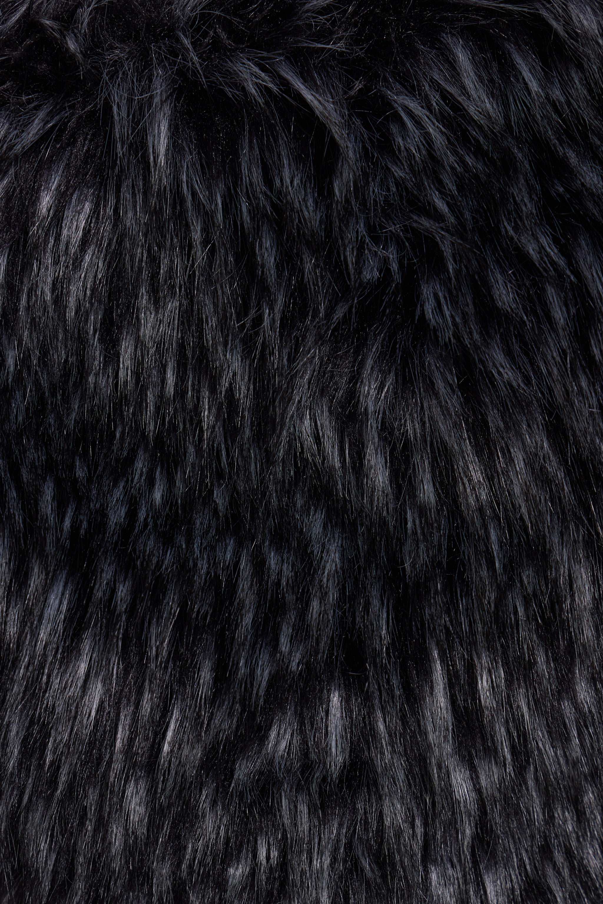 Zeka Faux Fur Knit Shrug