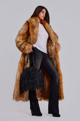 Xylia Faux Fur Maxi Coat