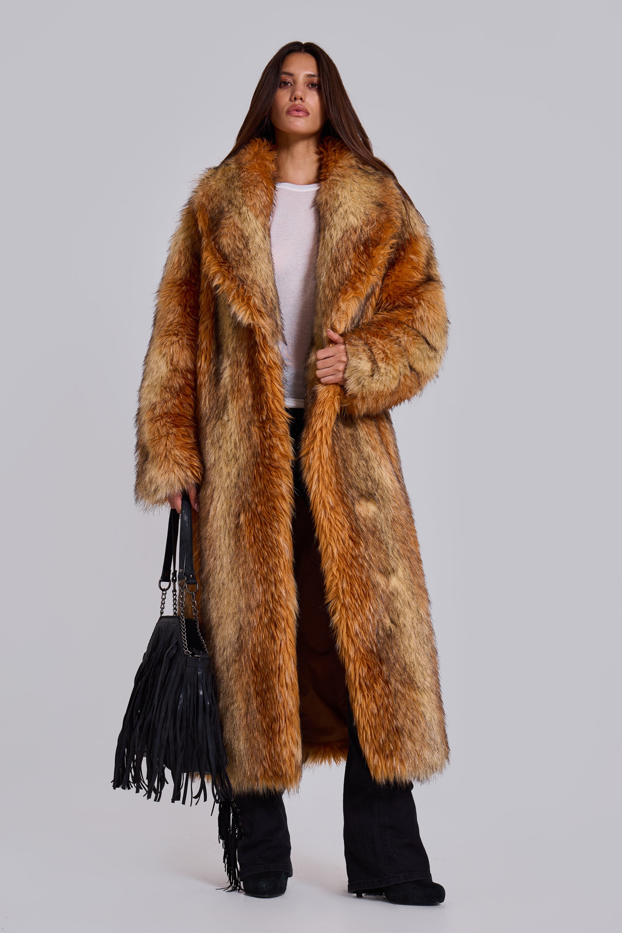 Xylia Faux Fur Maxi Coat