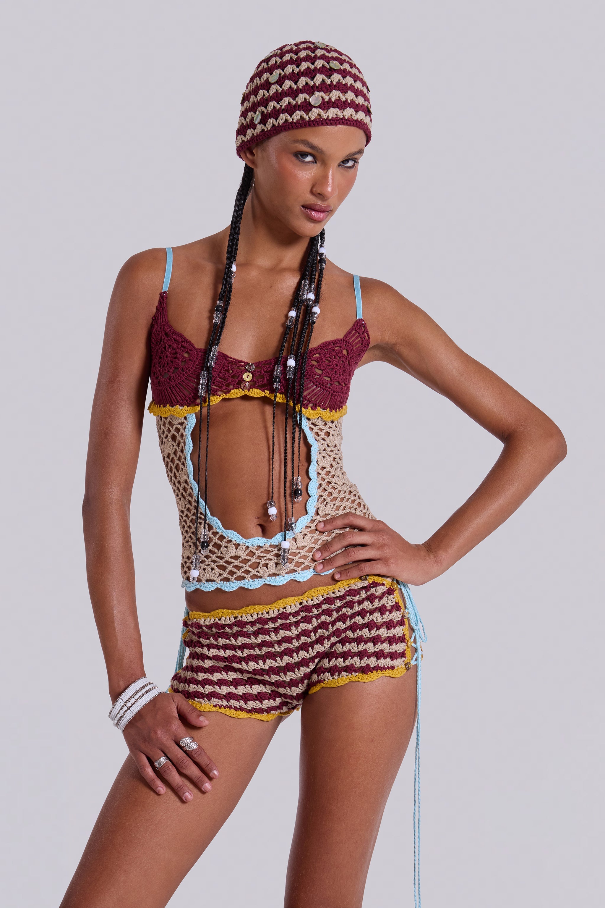 Kalani Crochet Mini Shorts