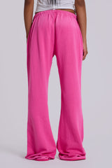 Cleo Slouchy Bootcut Jogger in Pink