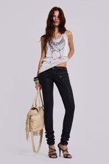 Ardor Coated Low Rise Skinny Jeans