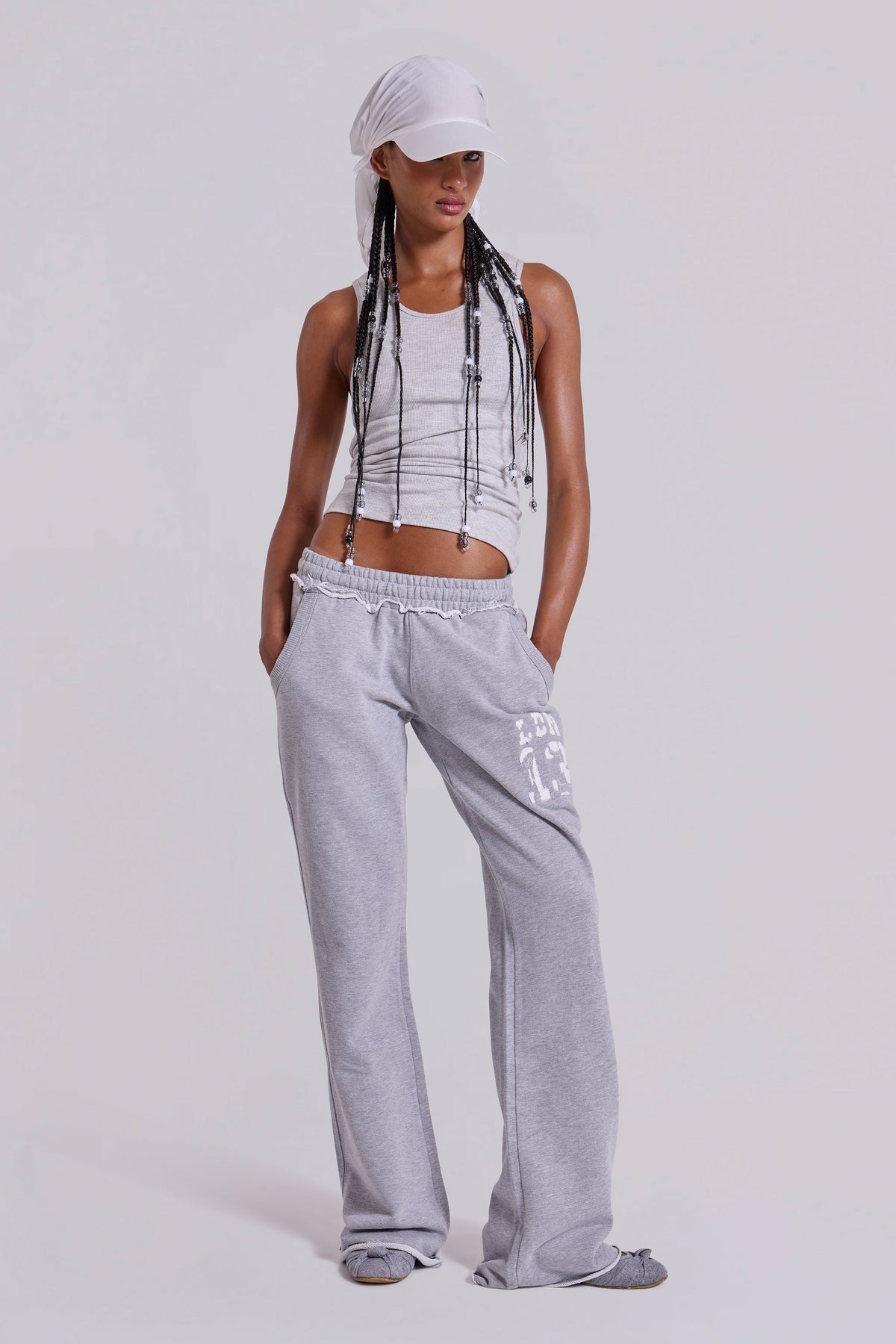 13 Grey Marl Slim Monster Joggers