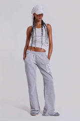 13 Grey Marl Slim Monster Joggers