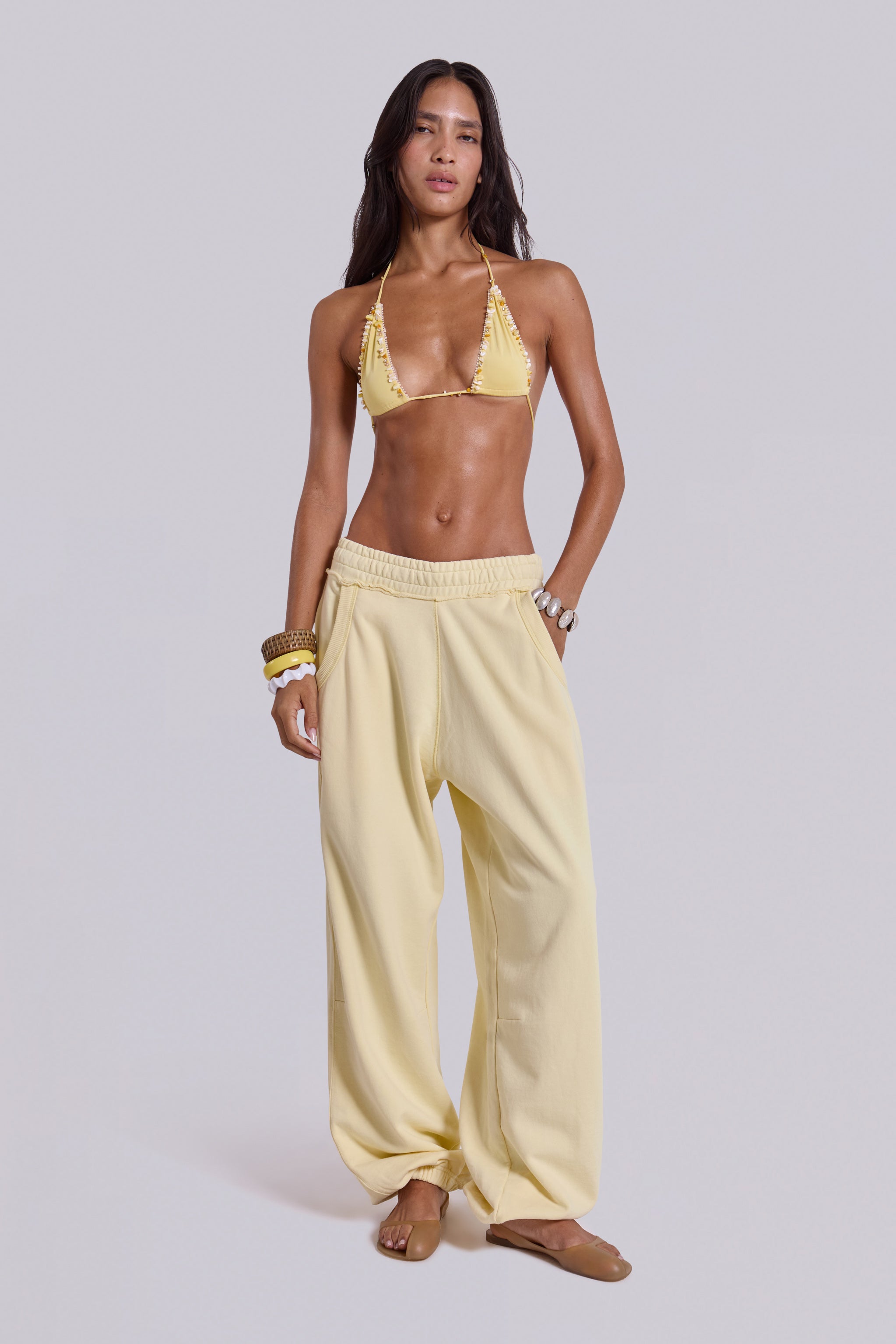 Zuma Embellished Bikini Top