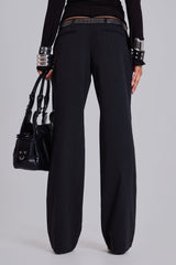 Venissa Embellished Low Rise Tailored Trousers