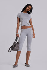 Sita Studded Capri Trousers