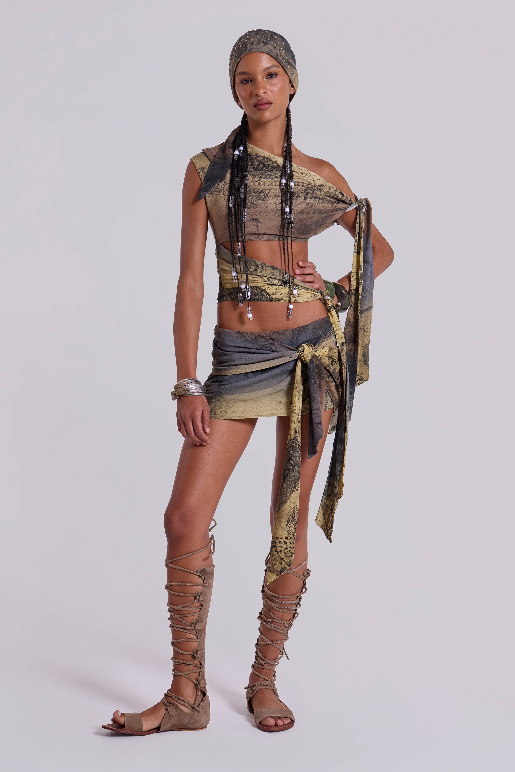 Calia Asymmetric Mini Skirt