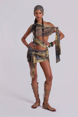 Calia Asymmetric Mini Skirt