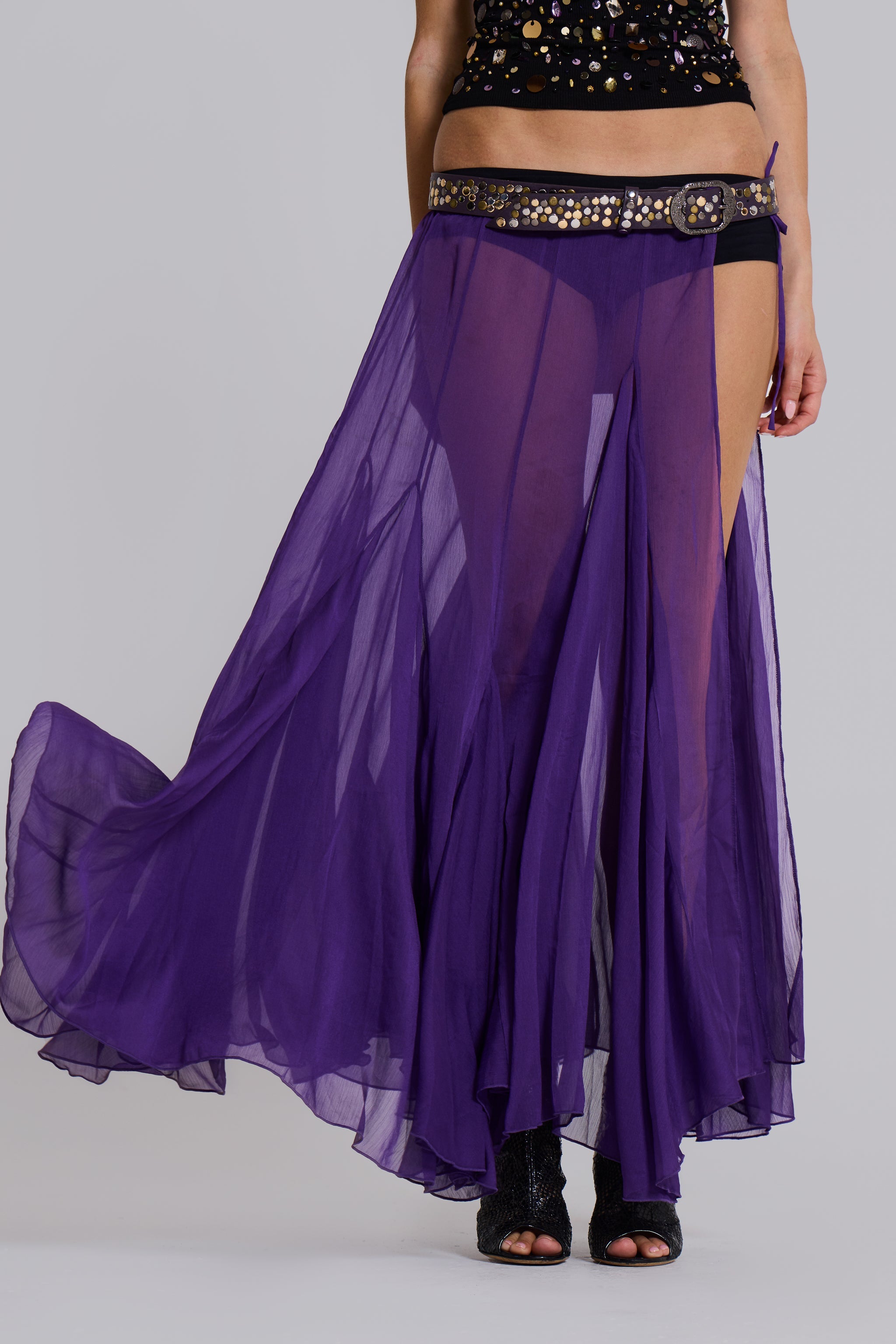 Miria Chiffon Maxi Skirt