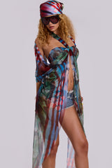 Solaris Asymmetric Longline Bandeau Top