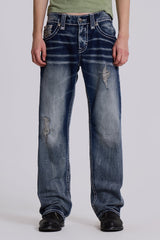 Rock Revival Mid Blue Gwen Flared Jeans