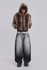 Bear Faux Fur Jacket