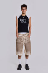 Sand Oil Wash Colossus Jorts