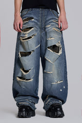 Hidden Camo Ripped XL Colossus Jeans