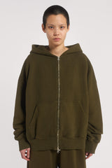 NTRLS Moss Oversized Zip Through Hoodie