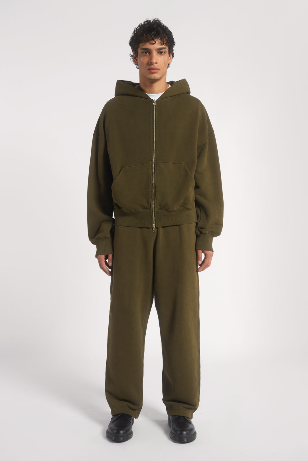 NTRLS Moss Oversized Zip Through Hoodie