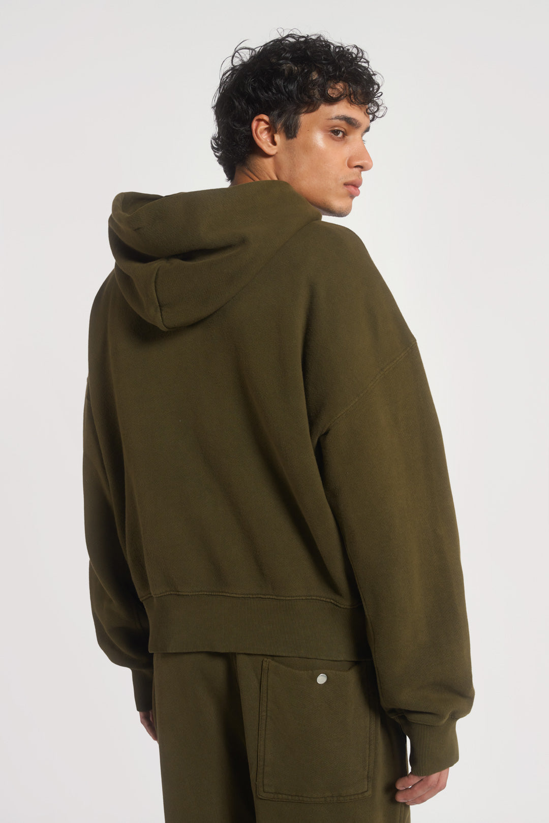 NTRLS Moss Oversized Zip Through Hoodie