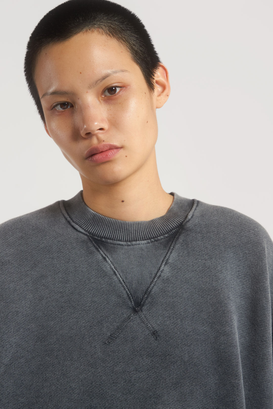 NTRLS Chrome Grey Crew Neck Sweatshirt