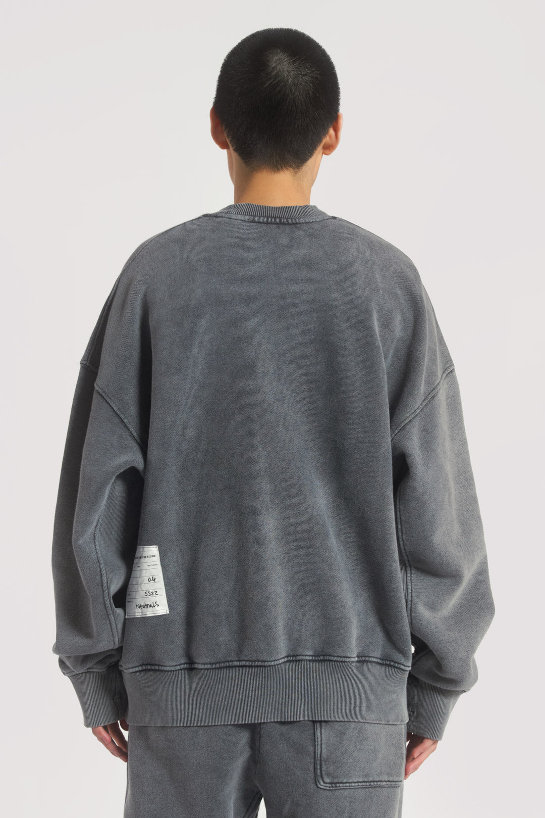 NTRLS Chrome Grey Crew Neck Sweatshirt