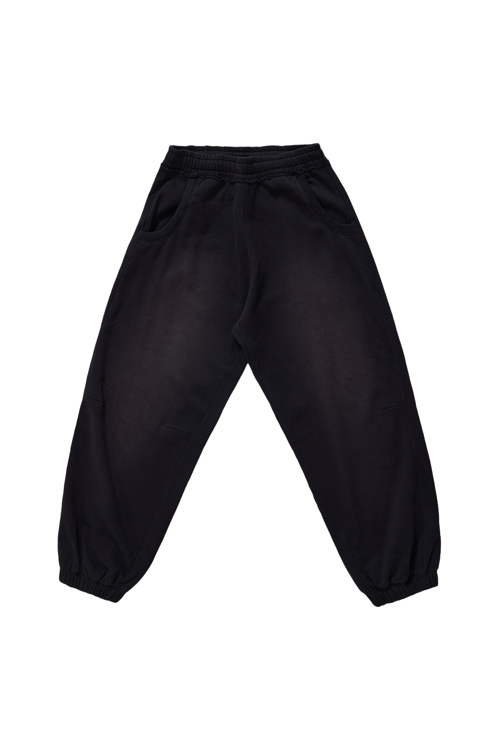 Black Baggy Cuffed Monster Joggers