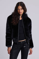 Raven Faux Fur Jacket