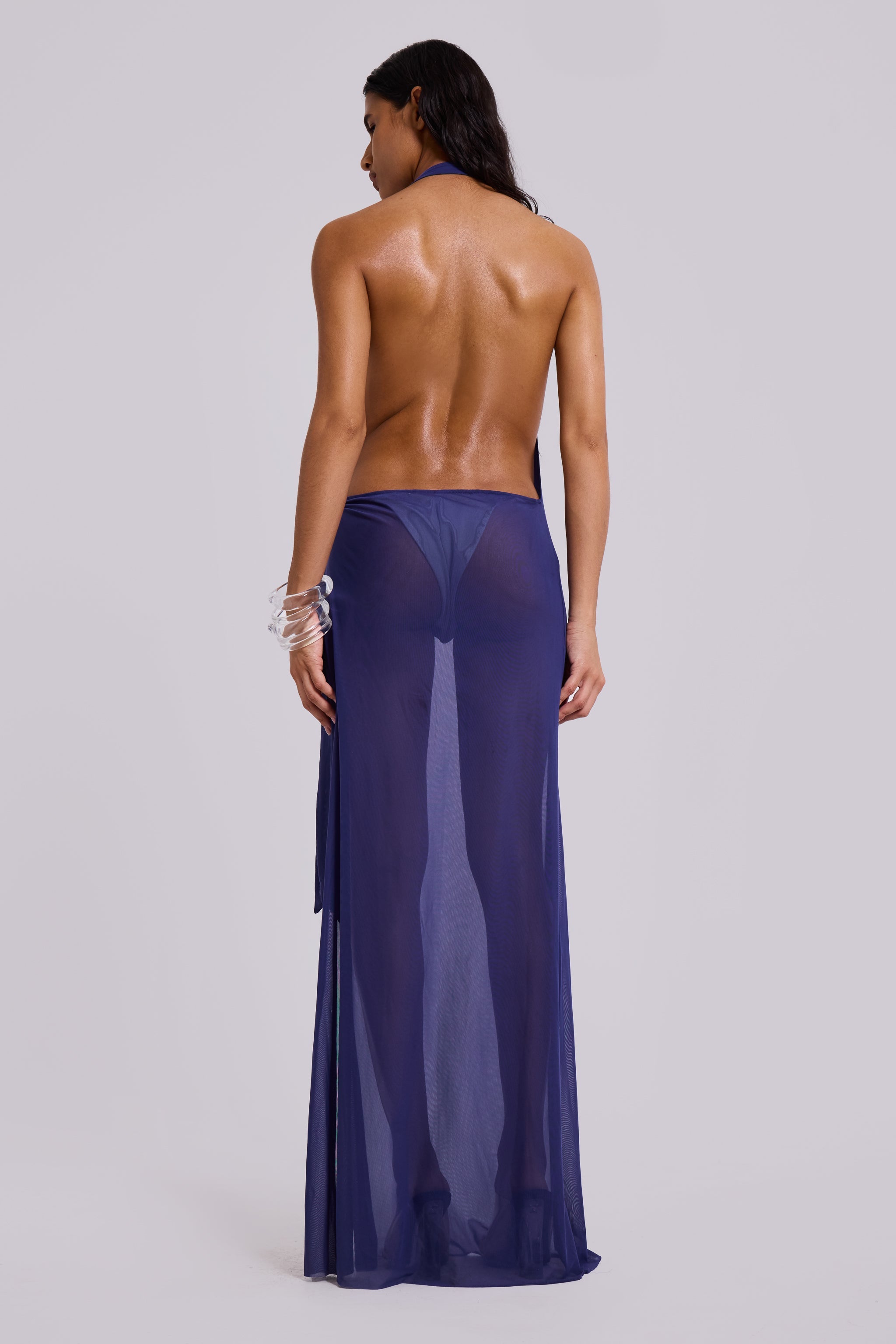 Eclipse Backless Asymmetric Dress