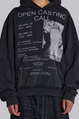 Open Casting Black Hoodie